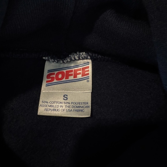 NWT Navy and Gold / Yellow USMC Marines Parris Island Hoodie - Small - Picture 3 of 9